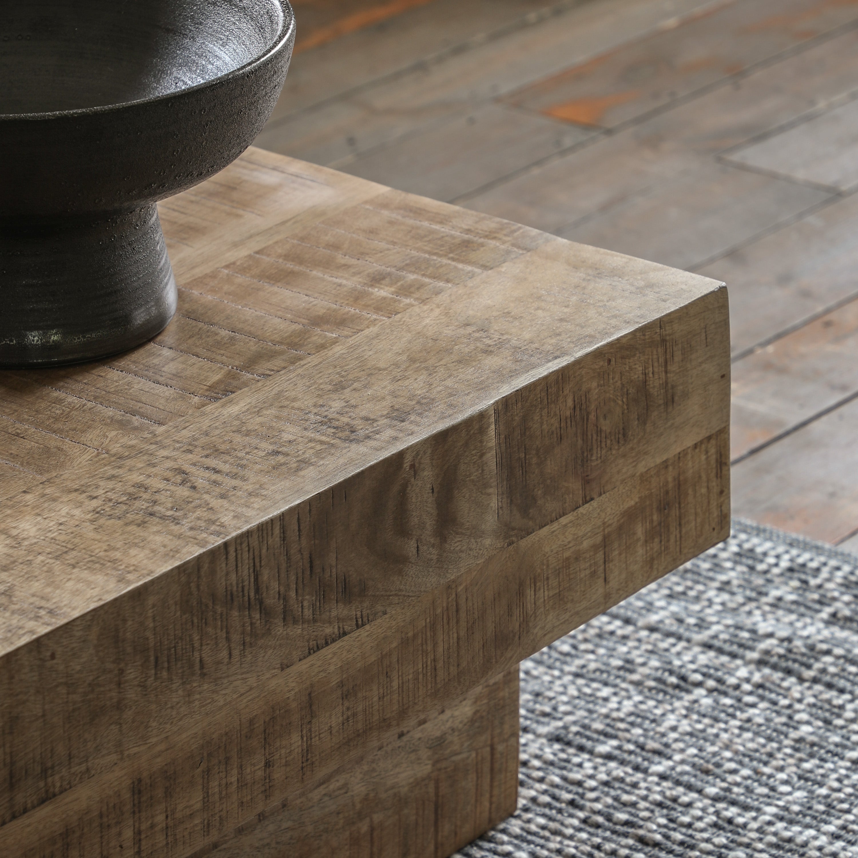 Eldora Natural Timber Wood Coffee Table